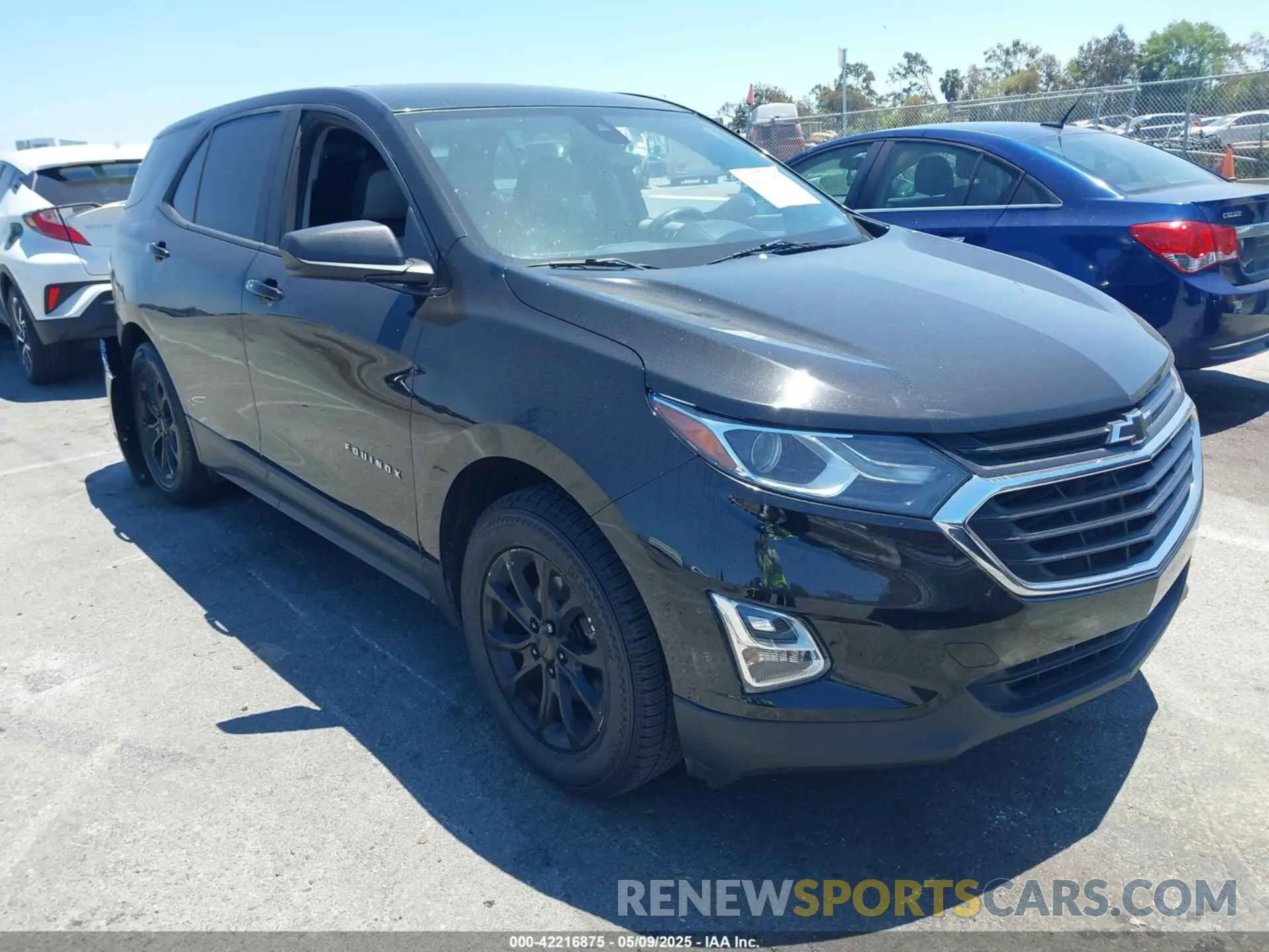 1 fotografías del automóvil dañado 2GNAXHEV8L6178499 CHEVROLET EQUINOX 2020