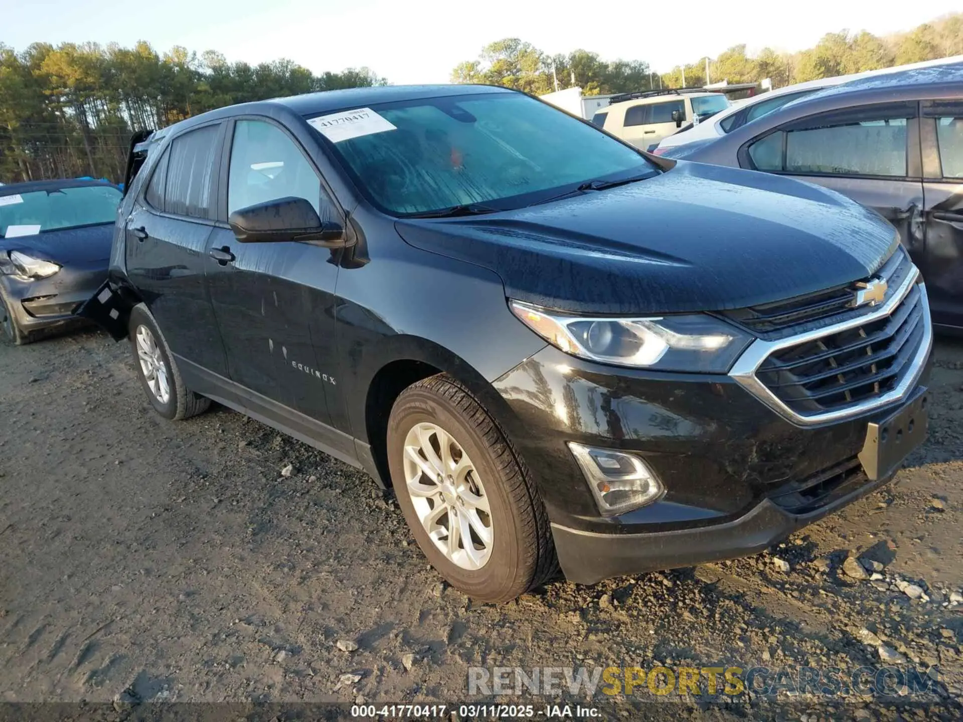 1 fotografías del automóvil dañado 2GNAXHEV8L6256778 CHEVROLET EQUINOX 2020