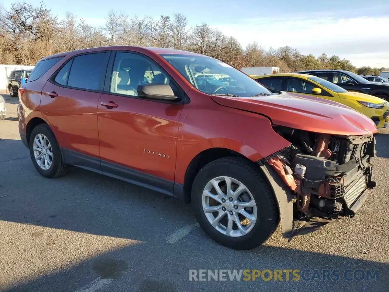 4 fotografías del automóvil dañado 2GNAXHEV9L6150551 CHEVROLET EQUINOX 2020