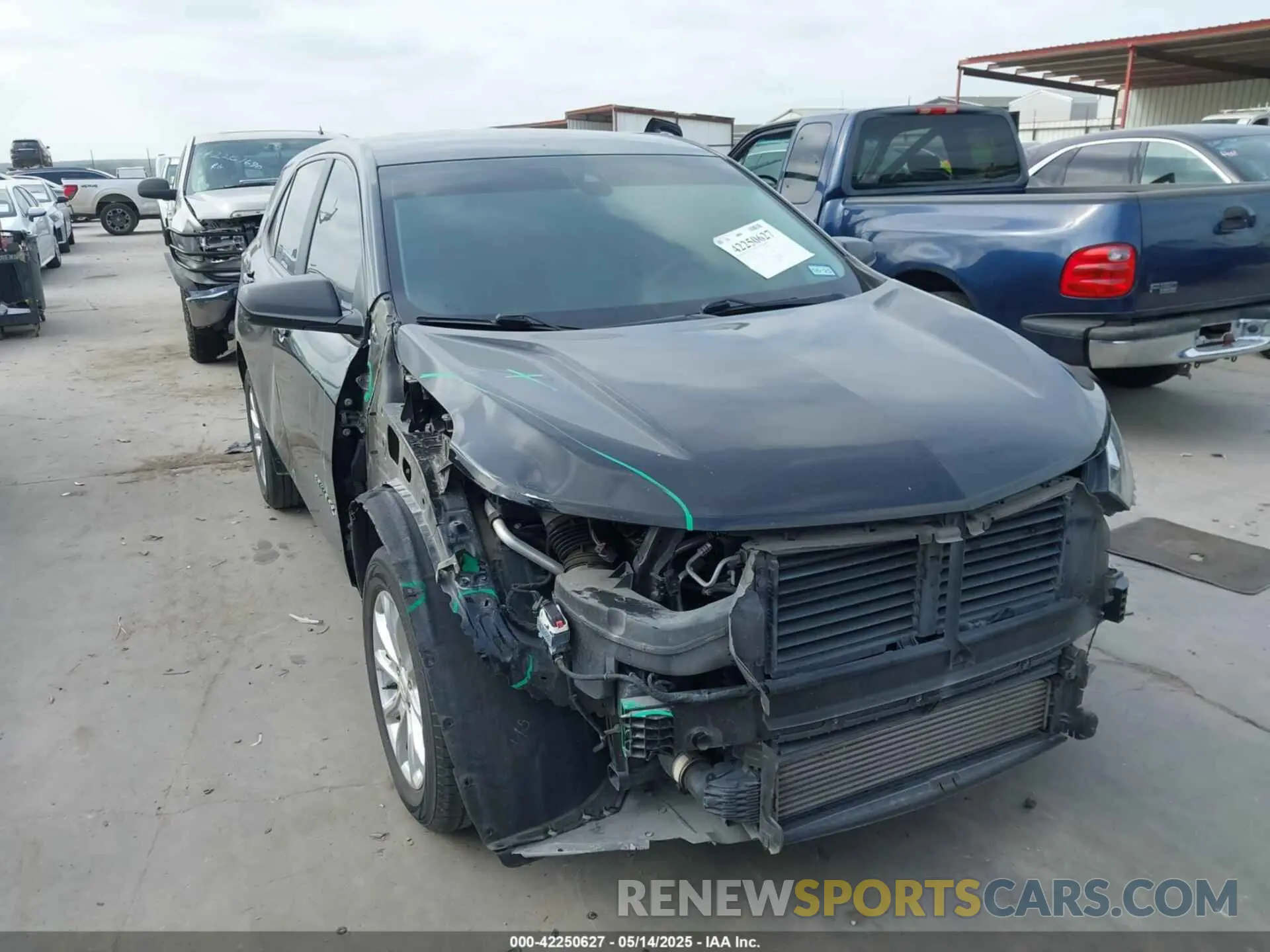 1 fotografías del automóvil dañado 2GNAXHEV9L6164580 CHEVROLET EQUINOX 2020