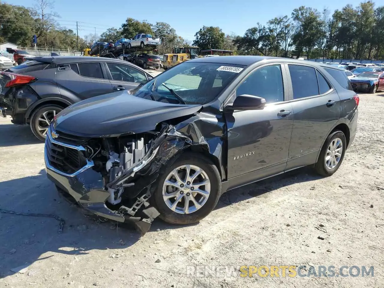 1 fotografías del automóvil dañado 2GNAXHEV9L6272343 CHEVROLET EQUINOX 2020