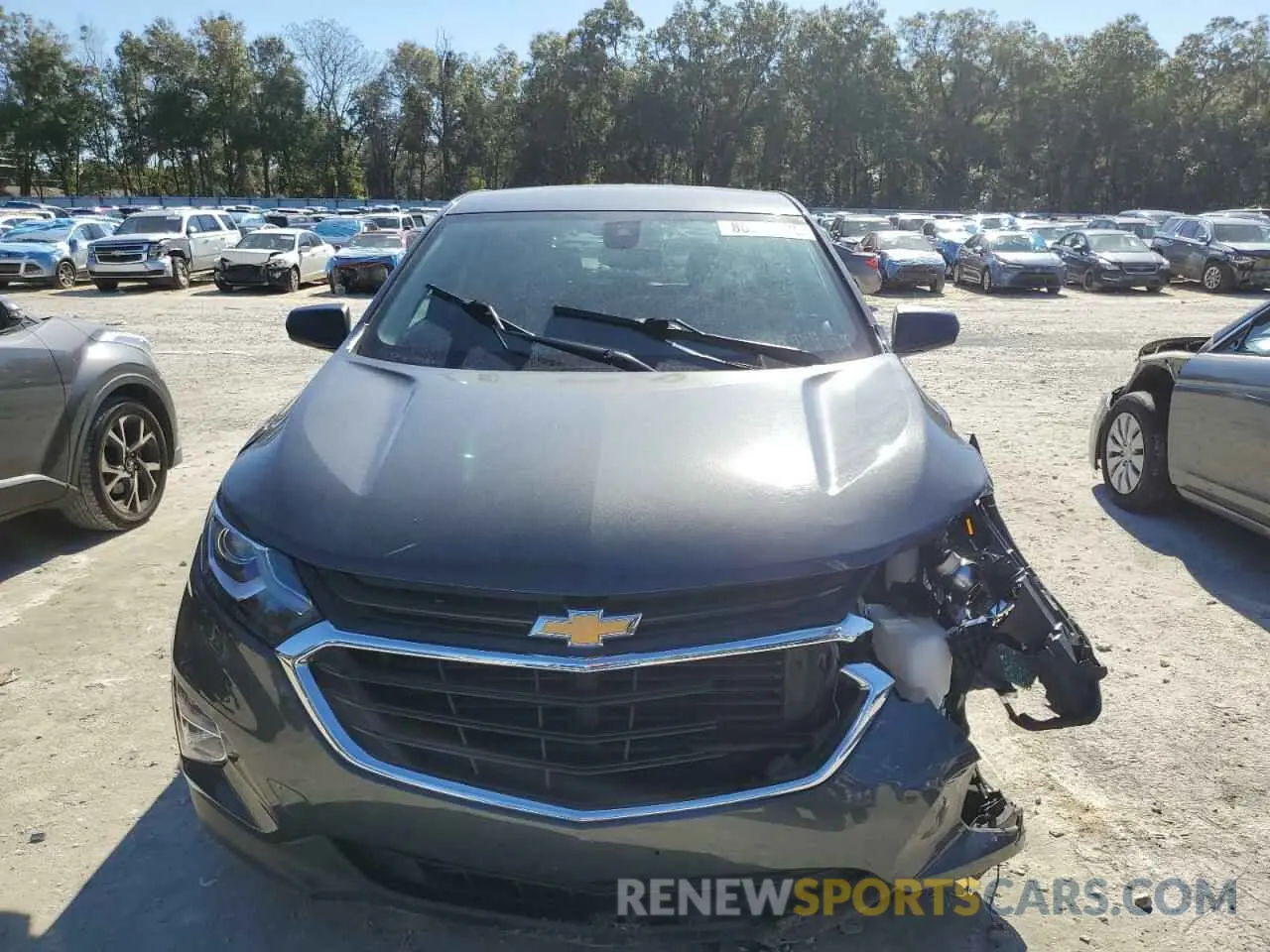 5 fotografías del automóvil dañado 2GNAXHEV9L6272343 CHEVROLET EQUINOX 2020