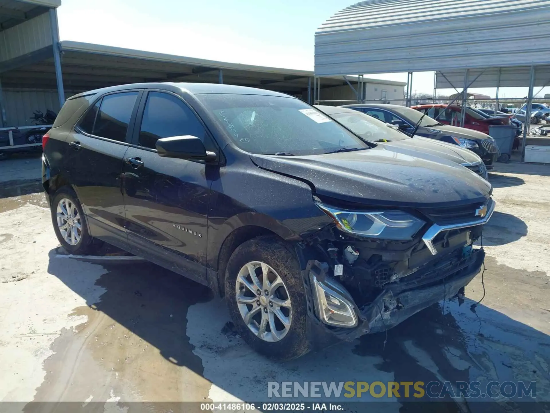 1 fotografías del automóvil dañado 2GNAXHEVXL6211373 CHEVROLET EQUINOX 2020