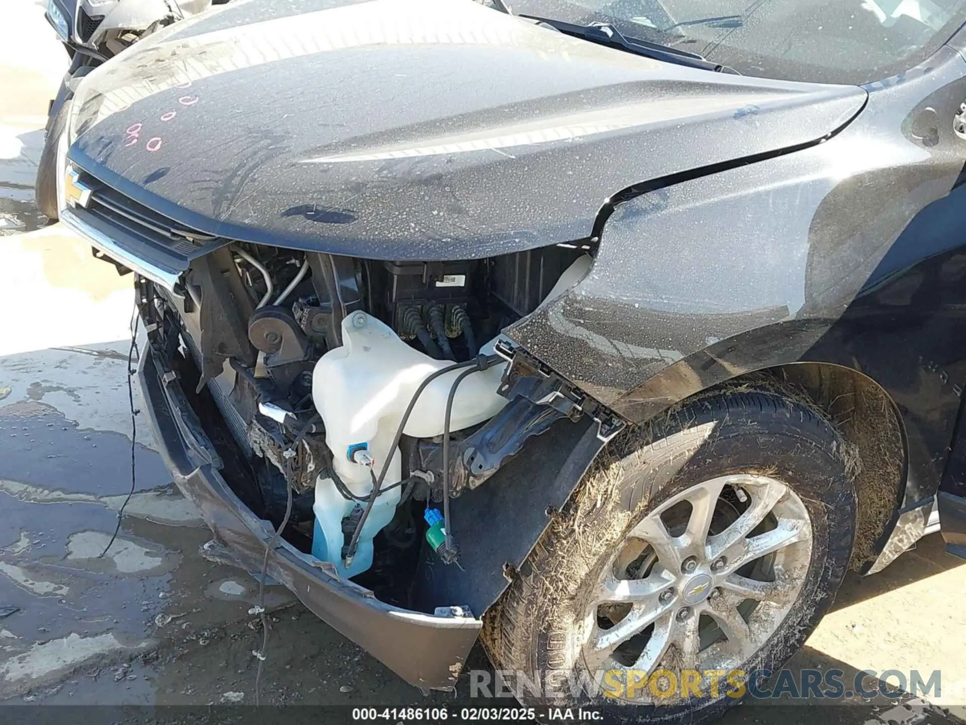 6 fotografías del automóvil dañado 2GNAXHEVXL6211373 CHEVROLET EQUINOX 2020
