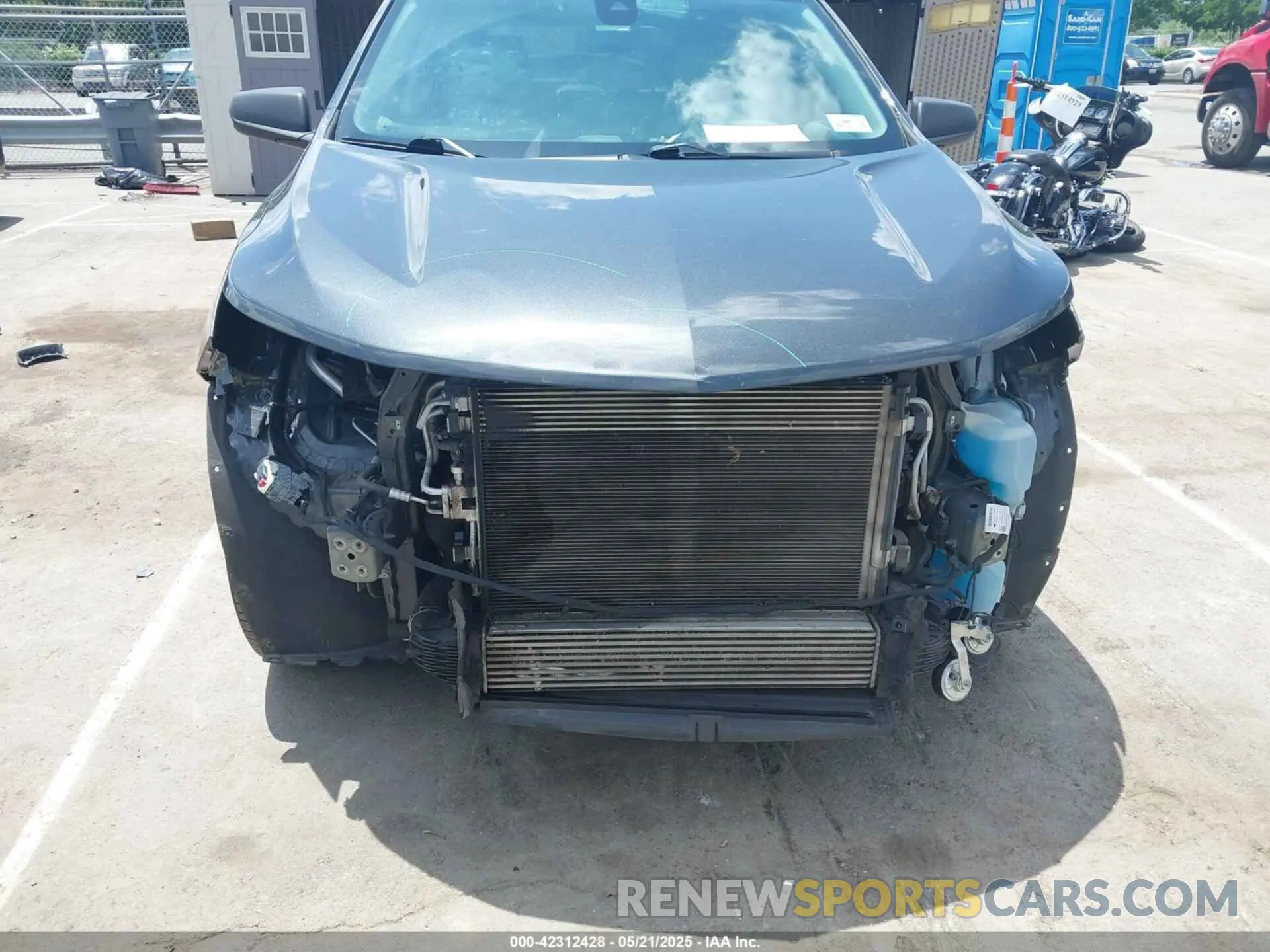 6 fotografías del automóvil dañado 2GNAXHEVXL6265465 CHEVROLET EQUINOX 2020