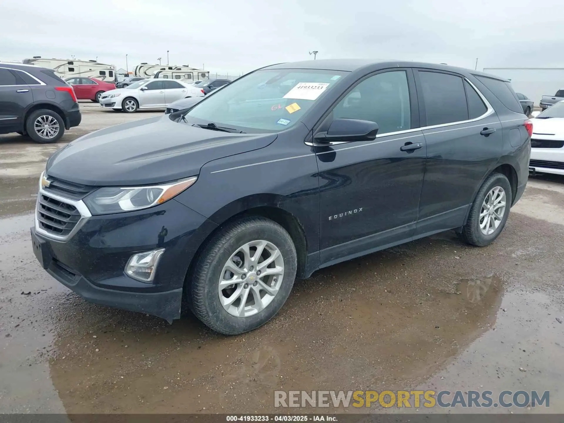 2 fotografías del automóvil dañado 2GNAXJEV2L6136692 CHEVROLET EQUINOX 2020