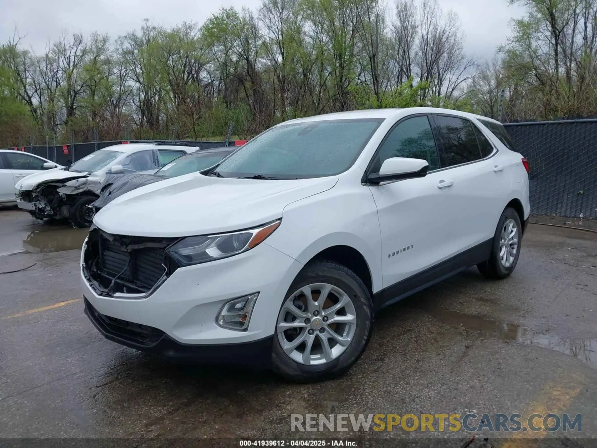 2 fotografías del automóvil dañado 2GNAXJEV2L6163939 CHEVROLET EQUINOX 2020
