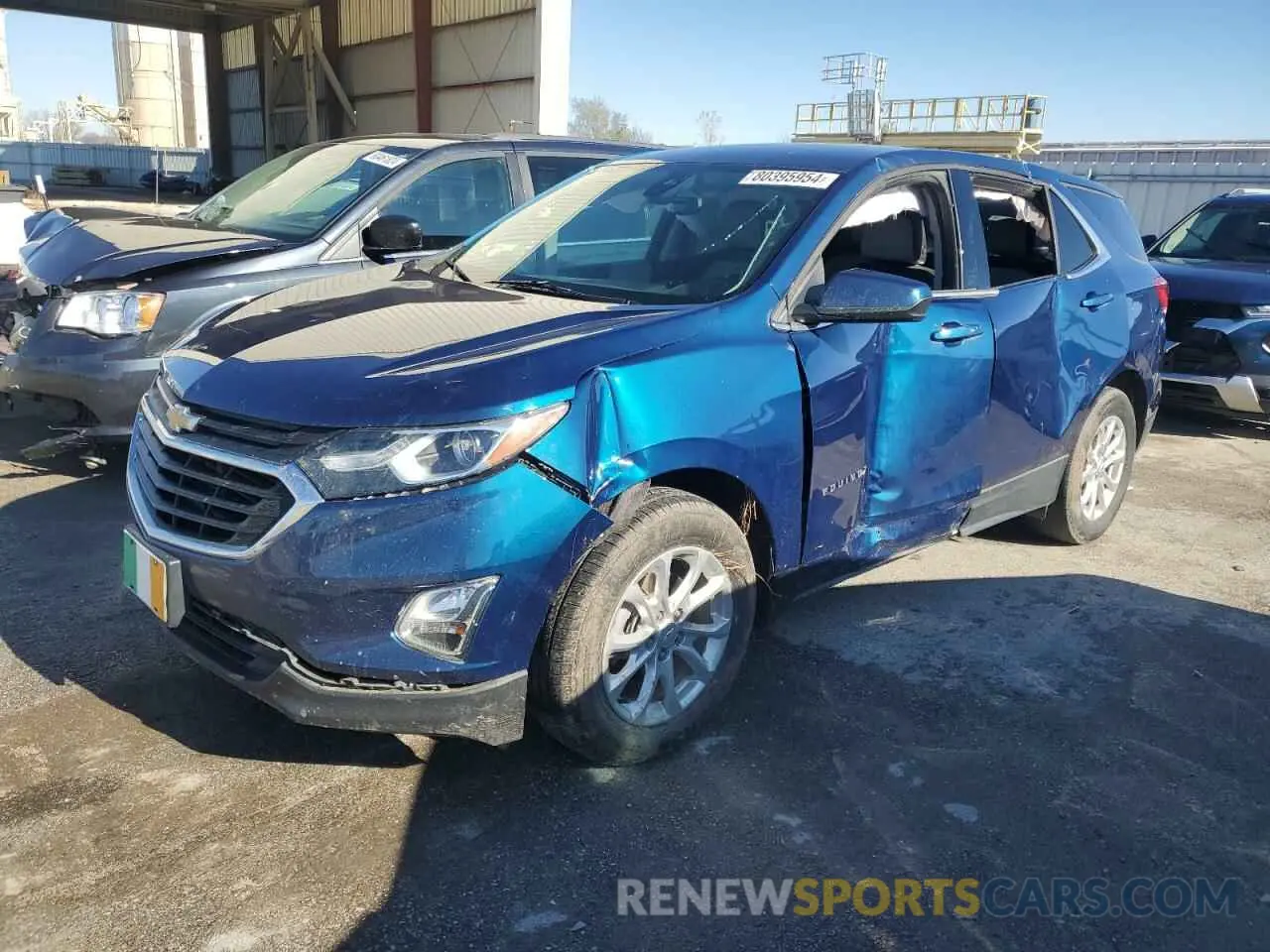 1 fotografías del automóvil dañado 2GNAXJEV3L6240446 CHEVROLET EQUINOX 2020