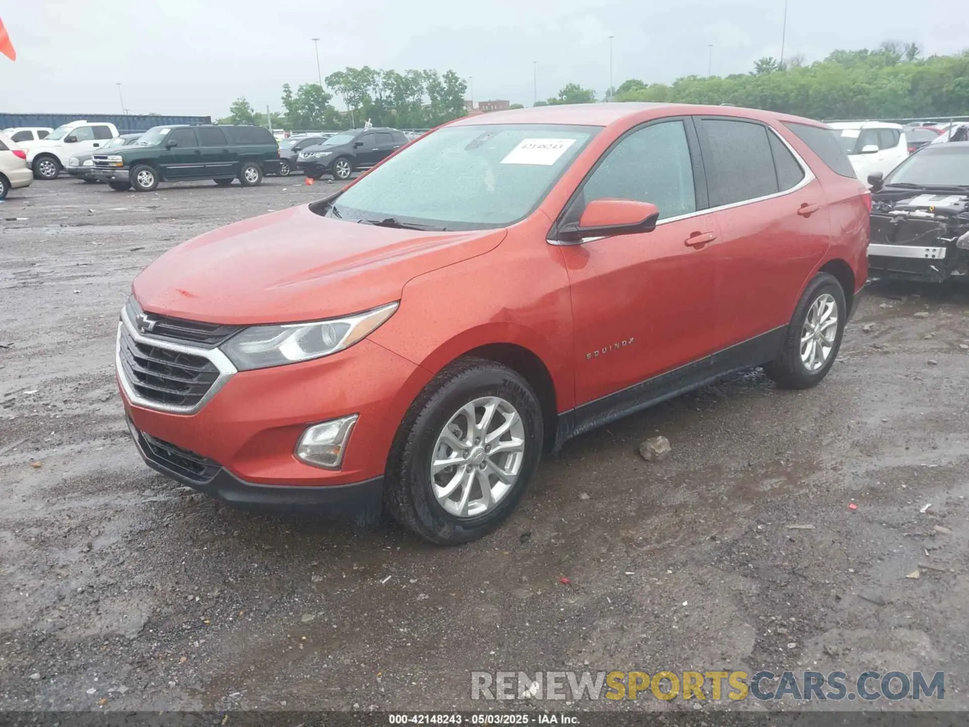 2 fotografías del automóvil dañado 2GNAXJEV4L6245574 CHEVROLET EQUINOX 2020