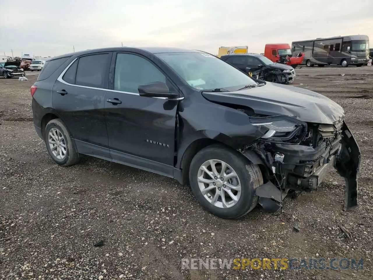 4 fotografías del automóvil dañado 2GNAXJEV6L6123752 CHEVROLET EQUINOX 2020