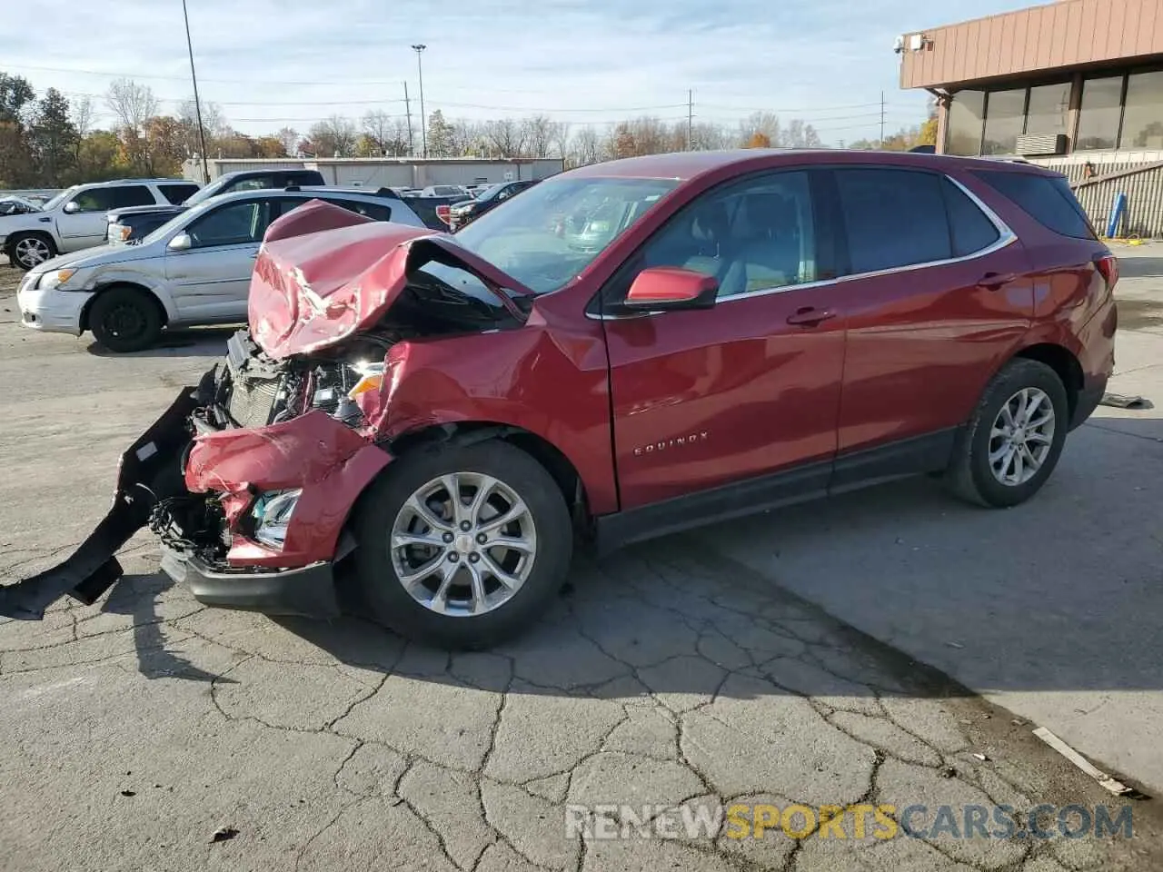 1 fotografías del automóvil dañado 2GNAXJEV6L6126411 CHEVROLET EQUINOX 2020