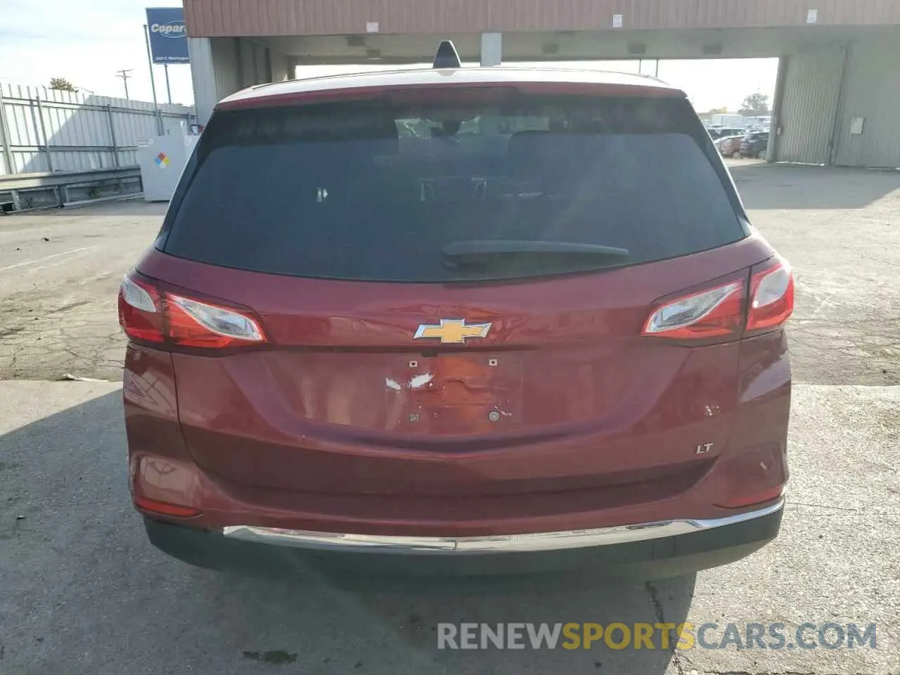 6 fotografías del automóvil dañado 2GNAXJEV6L6126411 CHEVROLET EQUINOX 2020