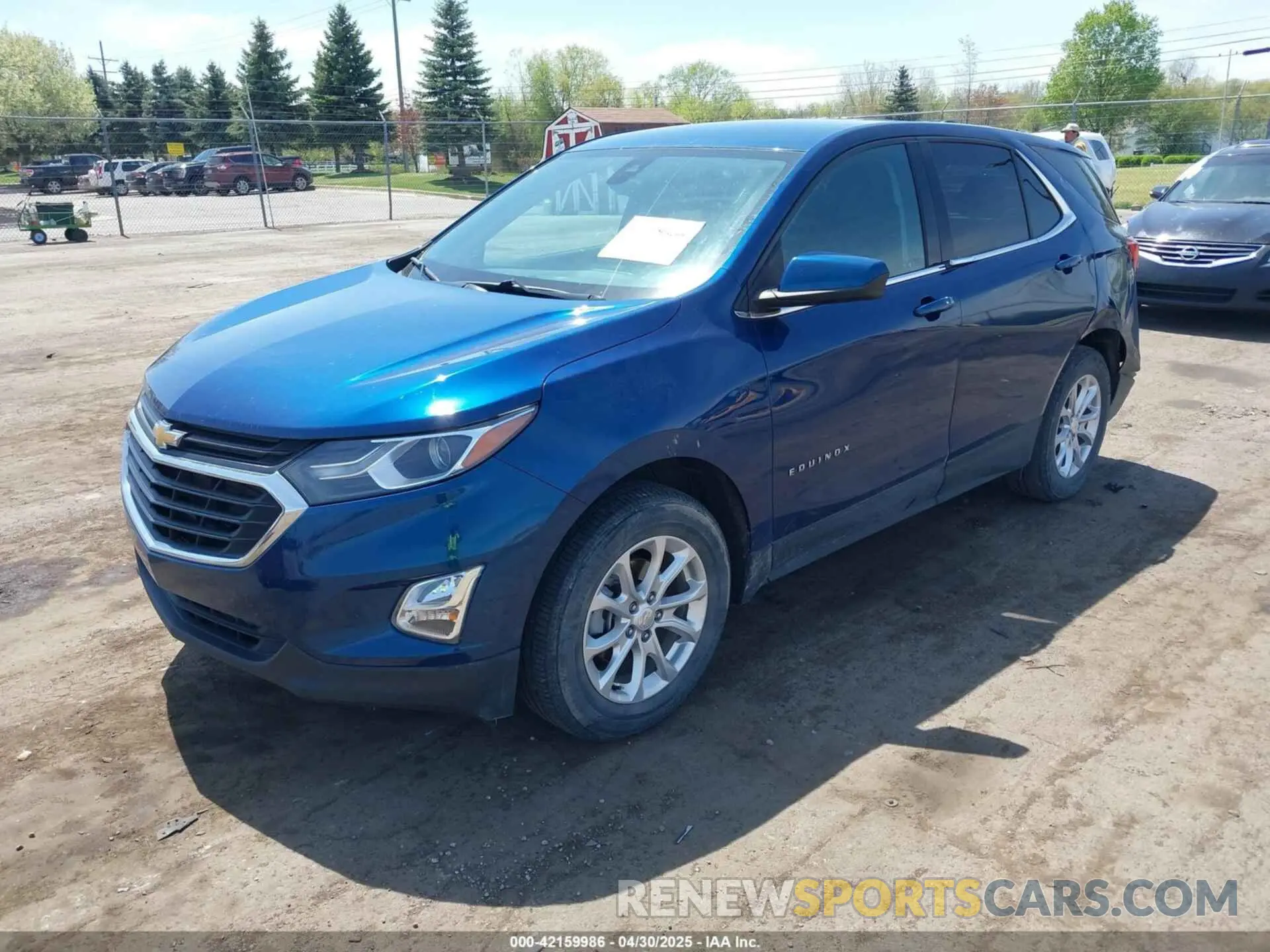 2 fotografías del automóvil dañado 2GNAXJEV7L6124991 CHEVROLET EQUINOX 2020