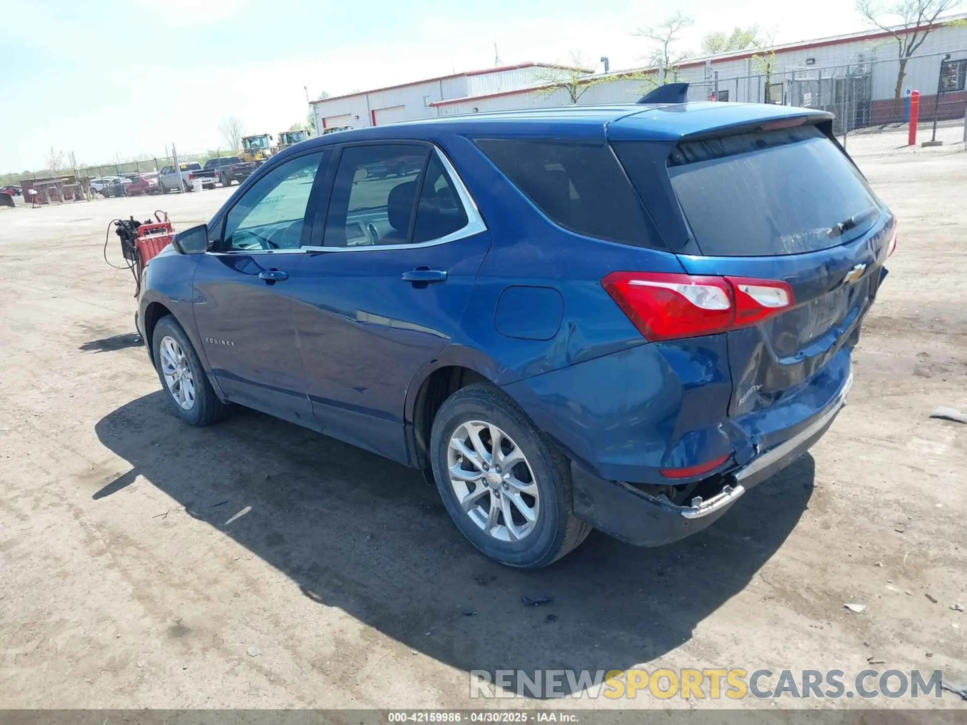 3 fotografías del automóvil dañado 2GNAXJEV7L6124991 CHEVROLET EQUINOX 2020