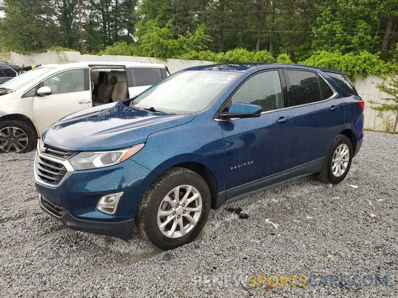 1 fotografías del automóvil dañado 2GNAXJEV7L6161992 CHEVROLET EQUINOX 2020