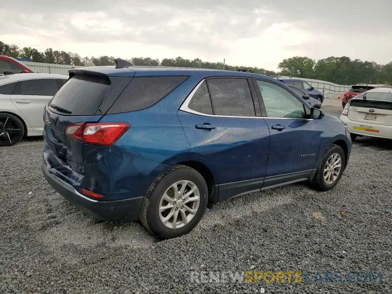 3 fotografías del automóvil dañado 2GNAXJEV7L6161992 CHEVROLET EQUINOX 2020