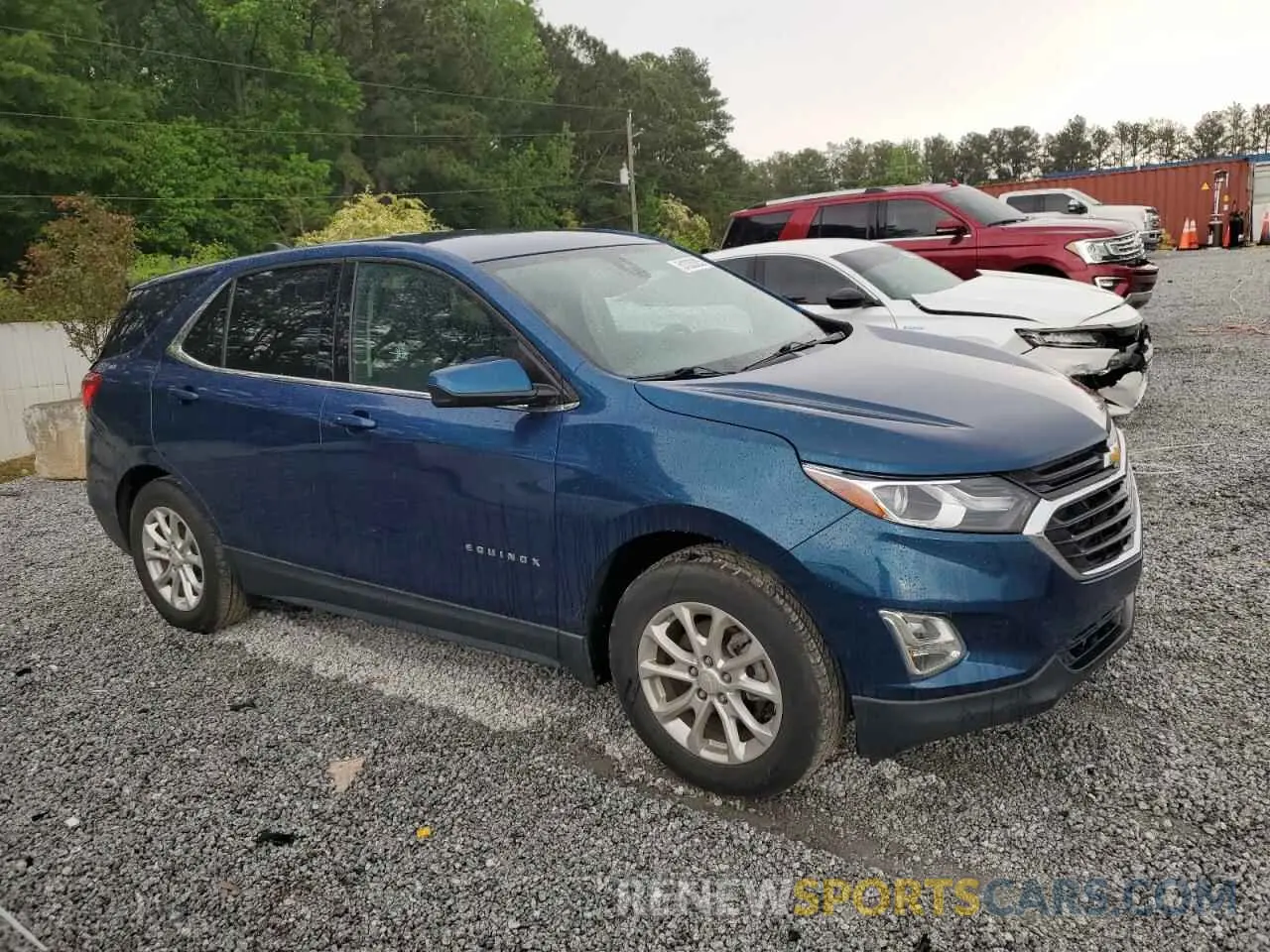 4 fotografías del automóvil dañado 2GNAXJEV7L6161992 CHEVROLET EQUINOX 2020