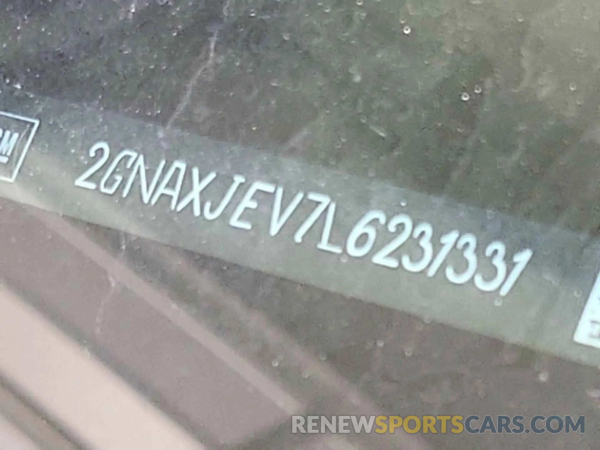 25 fotografías del automóvil dañado 2GNAXJEV7L6231331 CHEVROLET EQUINOX 2020