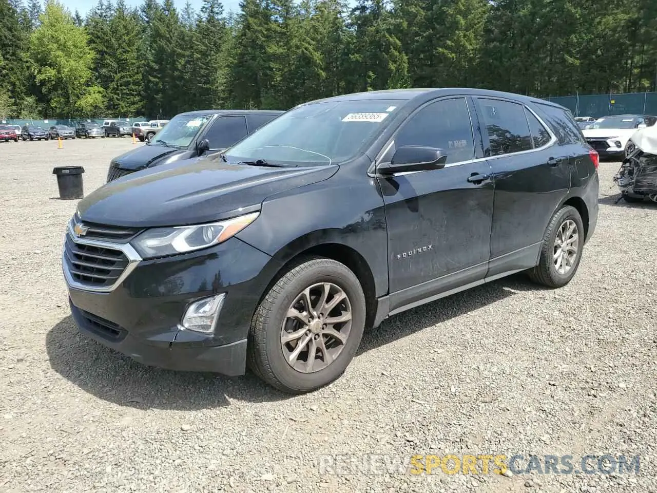 1 fotografías del automóvil dañado 2GNAXJEV8L6183936 CHEVROLET EQUINOX 2020