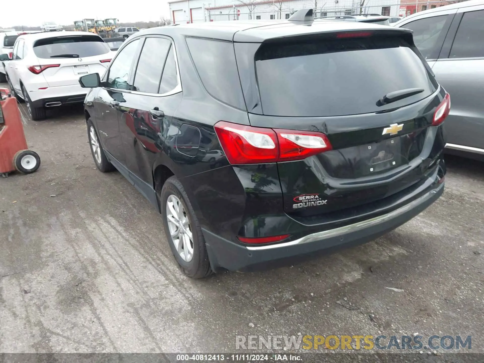 3 fotografías del automóvil dañado 2GNAXJEV8L6189431 CHEVROLET EQUINOX 2020