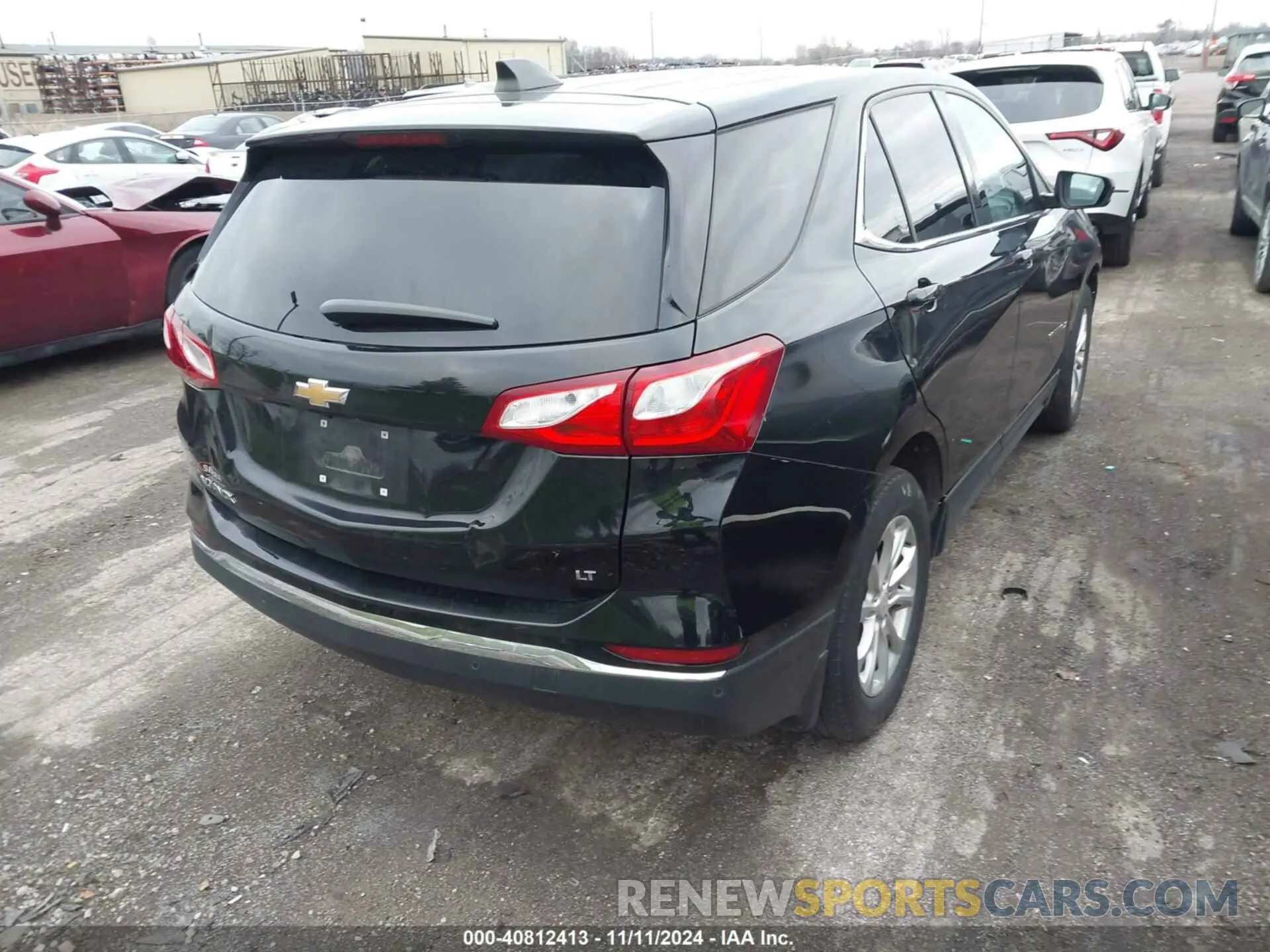 4 fotografías del automóvil dañado 2GNAXJEV8L6189431 CHEVROLET EQUINOX 2020