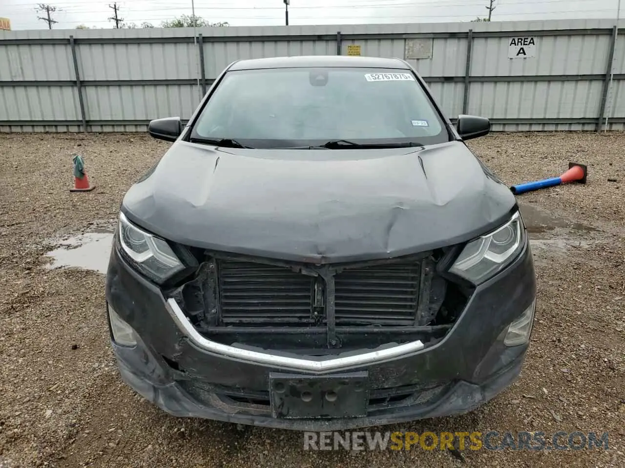 5 fotografías del automóvil dañado 2GNAXJEV9L6128587 CHEVROLET EQUINOX 2020