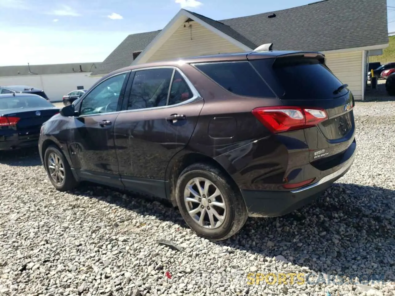 2 fotografías del automóvil dañado 2GNAXJEV9L6260345 CHEVROLET EQUINOX 2020