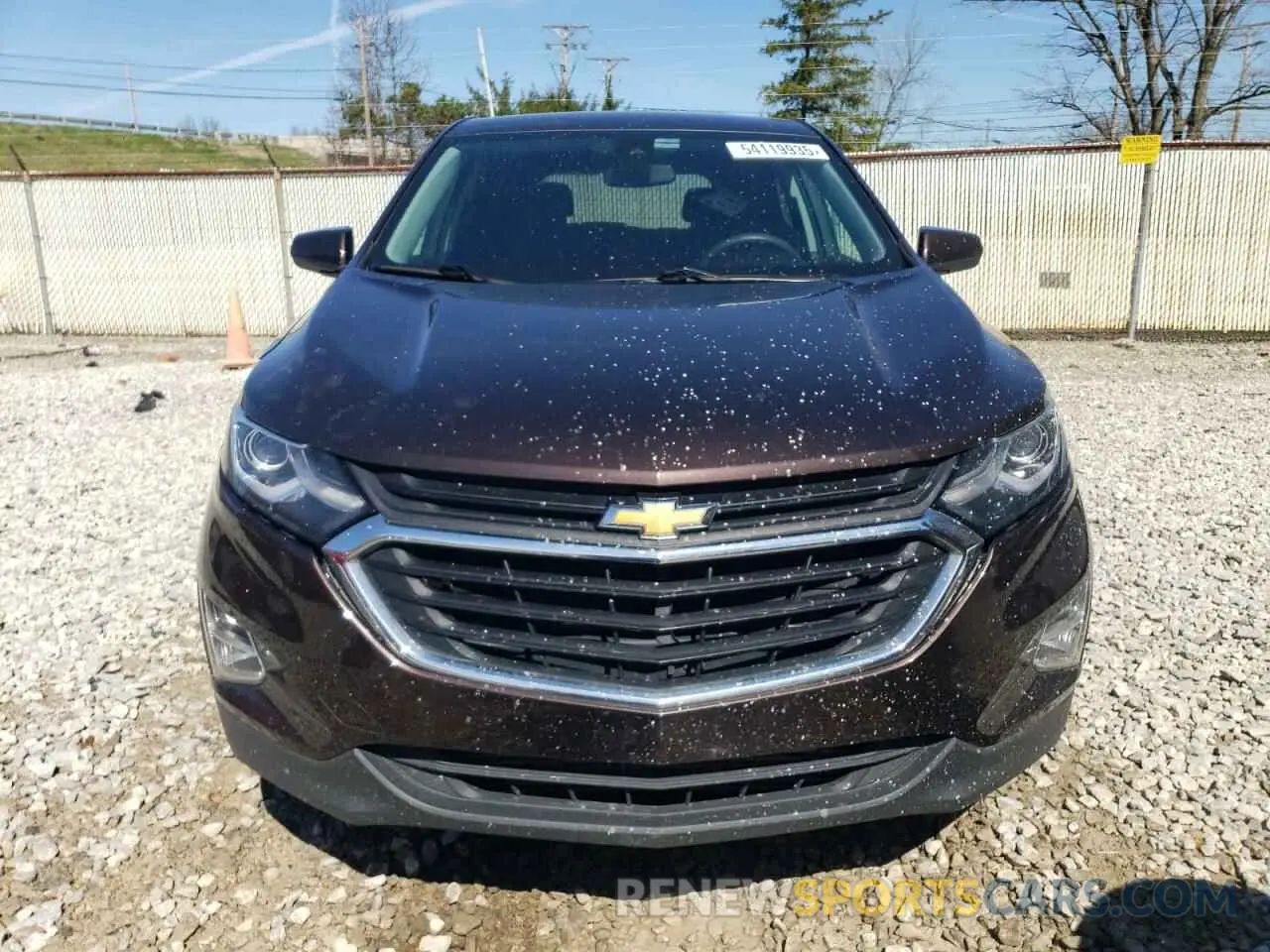 5 fotografías del automóvil dañado 2GNAXJEV9L6260345 CHEVROLET EQUINOX 2020