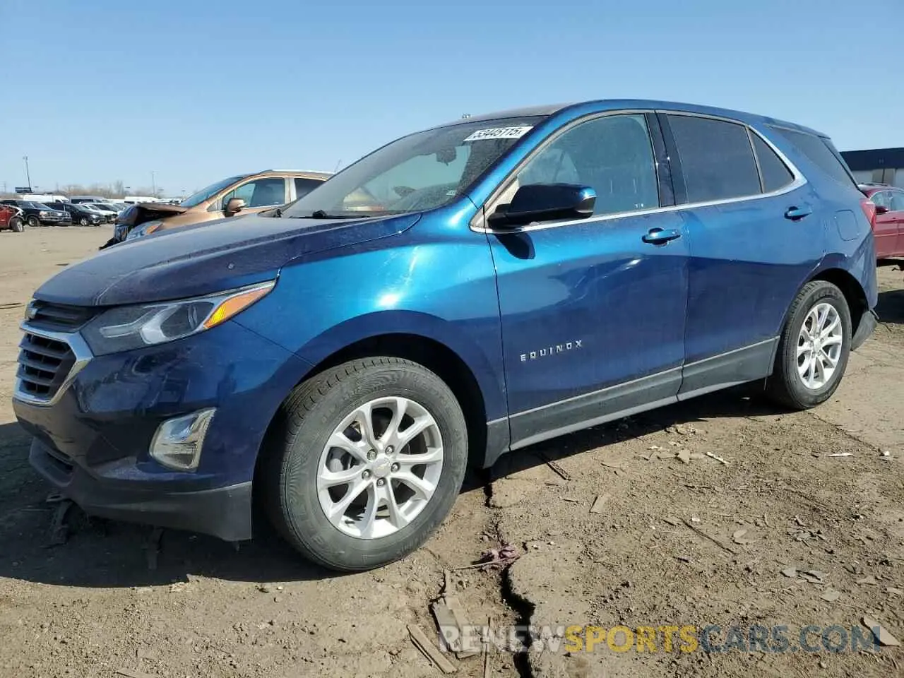 1 fotografías del automóvil dañado 2GNAXJEVXL6120160 CHEVROLET EQUINOX 2020