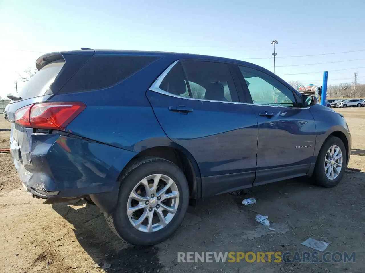 3 fotografías del automóvil dañado 2GNAXJEVXL6120160 CHEVROLET EQUINOX 2020