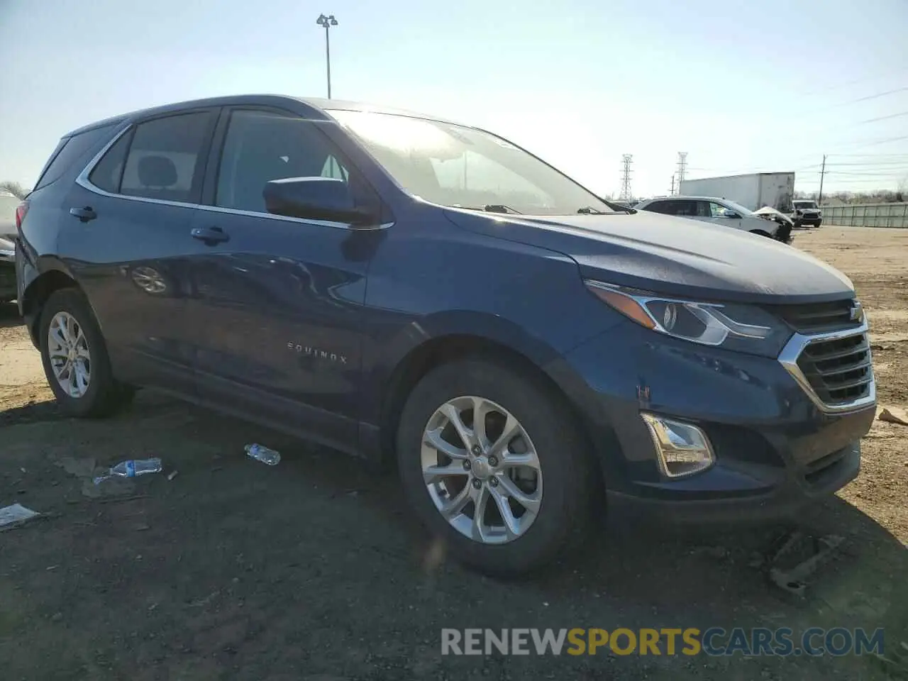4 fotografías del automóvil dañado 2GNAXJEVXL6120160 CHEVROLET EQUINOX 2020