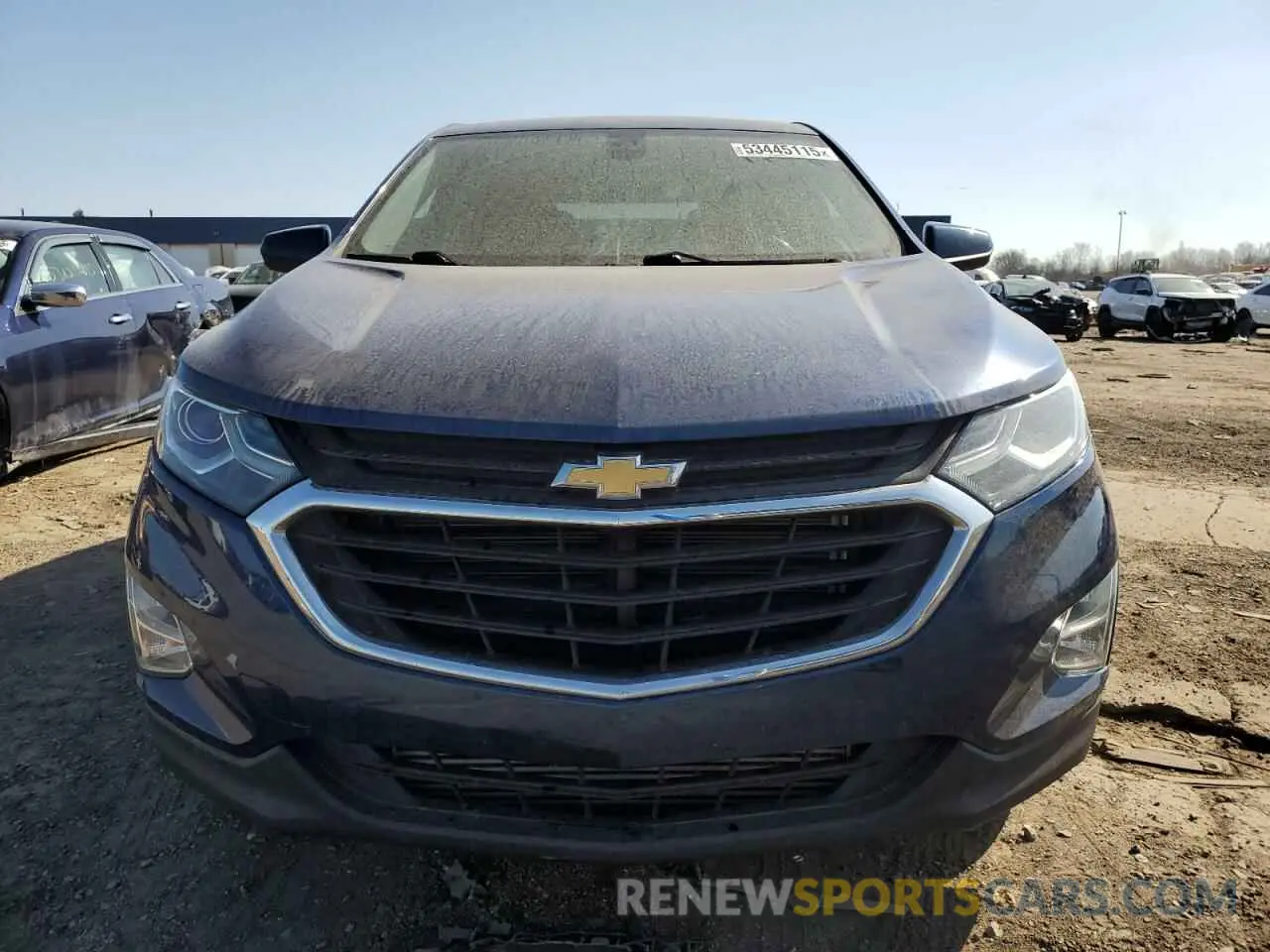 5 fotografías del automóvil dañado 2GNAXJEVXL6120160 CHEVROLET EQUINOX 2020