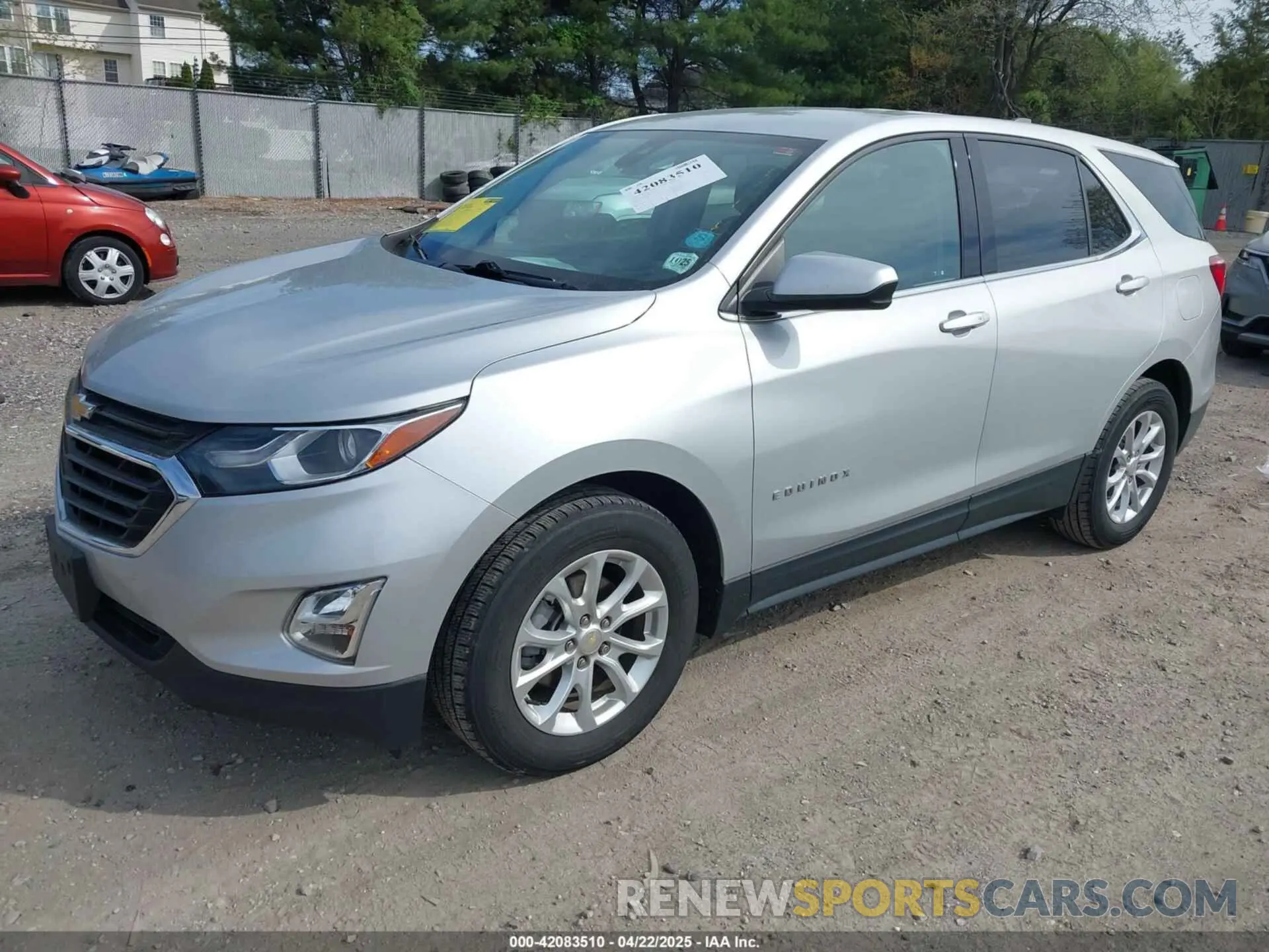 2 fotografías del automóvil dañado 2GNAXJEVXL6132843 CHEVROLET EQUINOX 2020