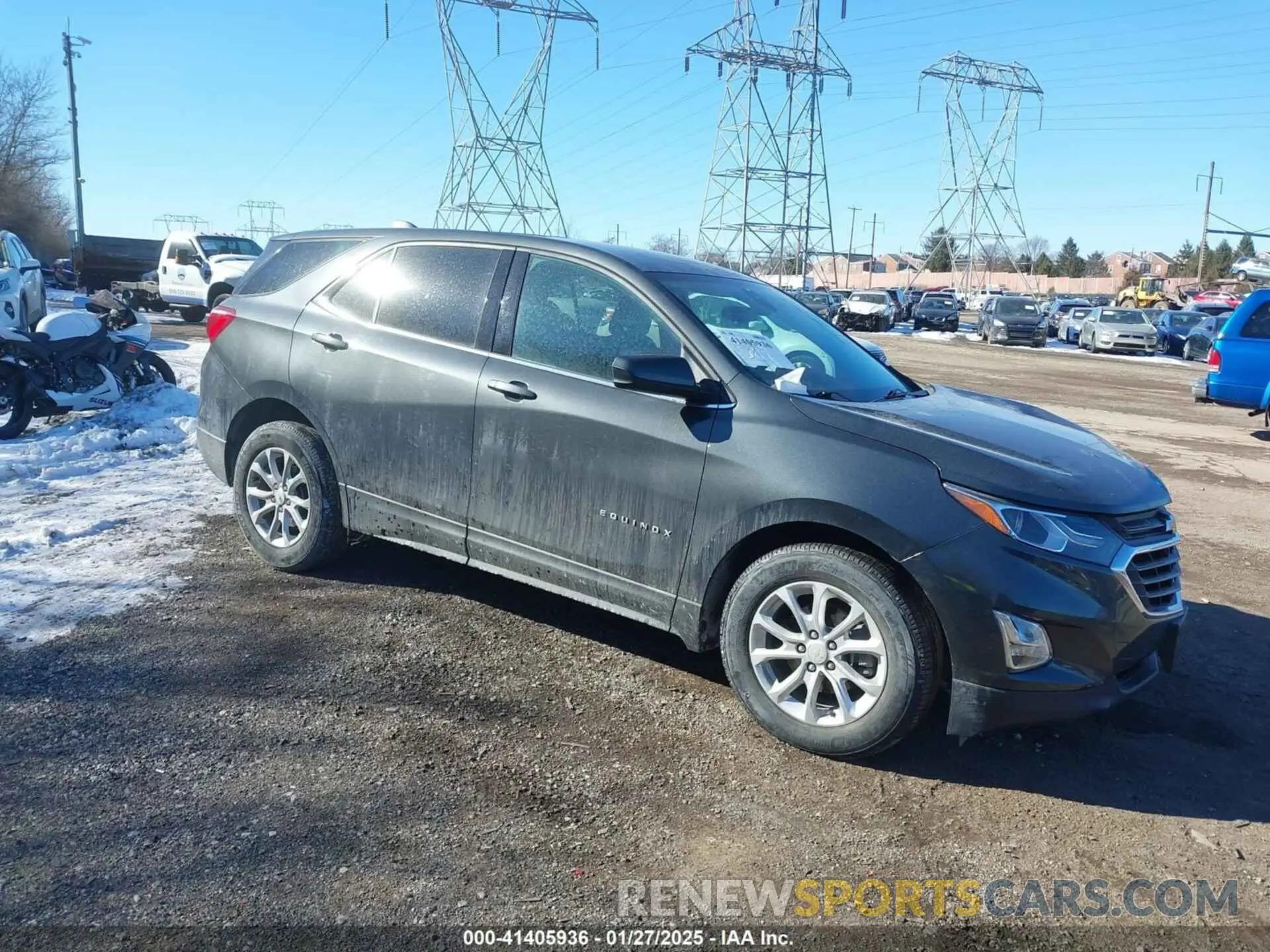 1 fotografías del automóvil dañado 2GNAXJEVXL6153594 CHEVROLET EQUINOX 2020