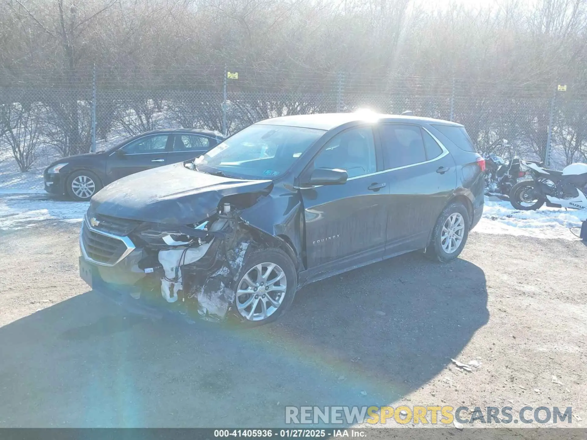 2 fotografías del automóvil dañado 2GNAXJEVXL6153594 CHEVROLET EQUINOX 2020