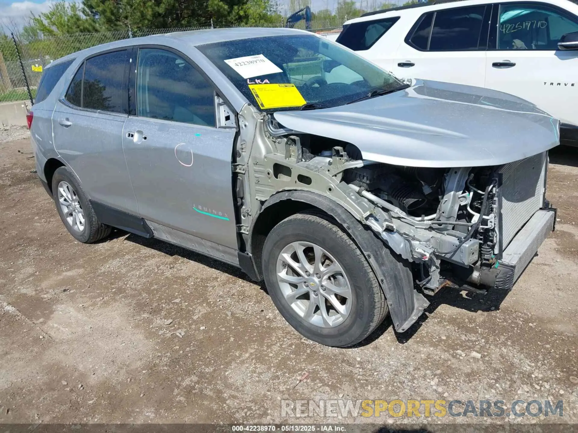 1 fotografías del automóvil dañado 2GNAXJEVXL6259463 CHEVROLET EQUINOX 2020