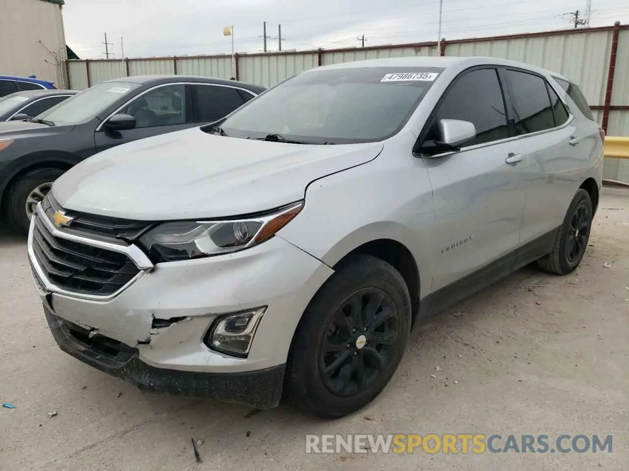 1 fotografías del automóvil dañado 2GNAXKEV0L6107942 CHEVROLET EQUINOX 2020