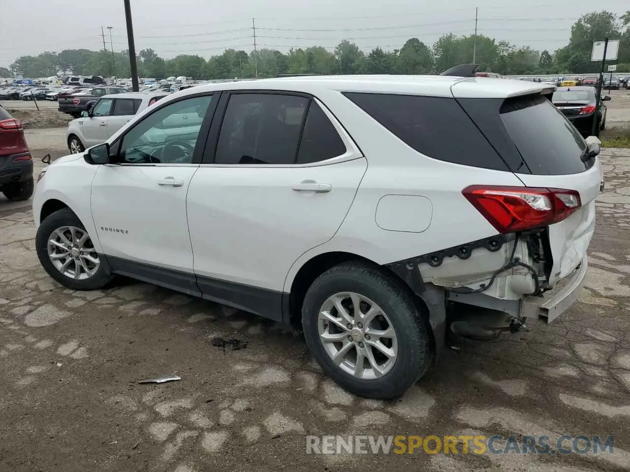 2 fotografías del automóvil dañado 2GNAXKEV0L6147471 CHEVROLET EQUINOX 2020
