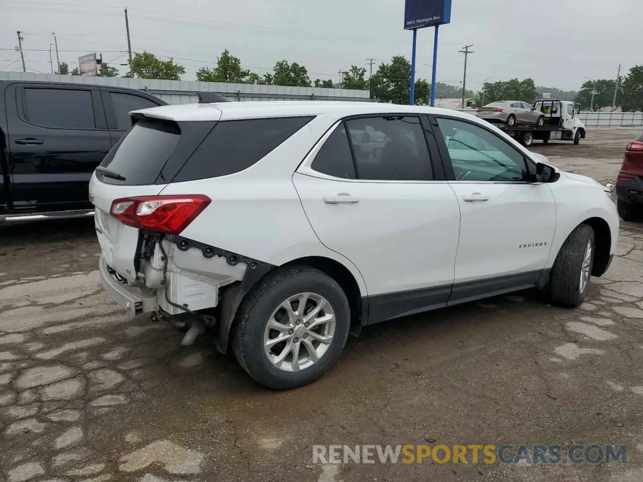 3 fotografías del automóvil dañado 2GNAXKEV0L6147471 CHEVROLET EQUINOX 2020