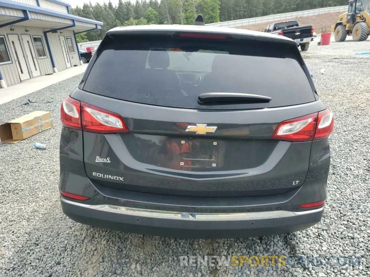 6 fotografías del automóvil dañado 2GNAXKEV0L6160303 CHEVROLET EQUINOX 2020