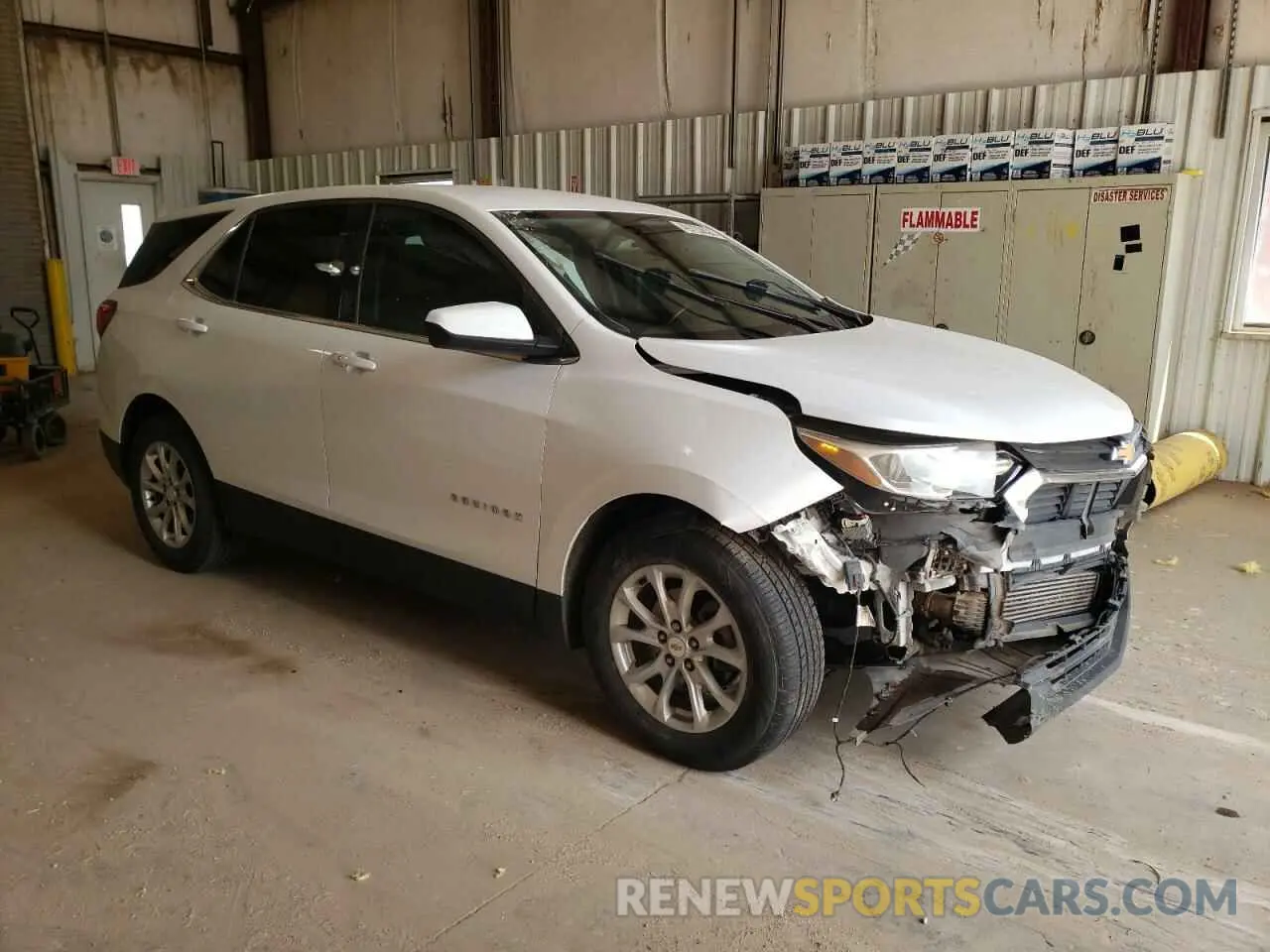 4 fotografías del automóvil dañado 2GNAXKEV1L6120988 CHEVROLET EQUINOX 2020
