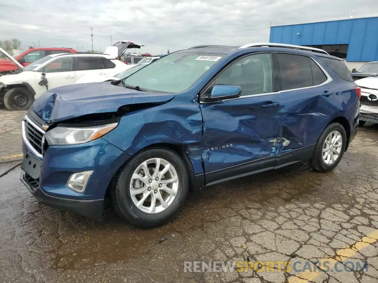1 fotografías del automóvil dañado 2GNAXKEV1L6229886 CHEVROLET EQUINOX 2020