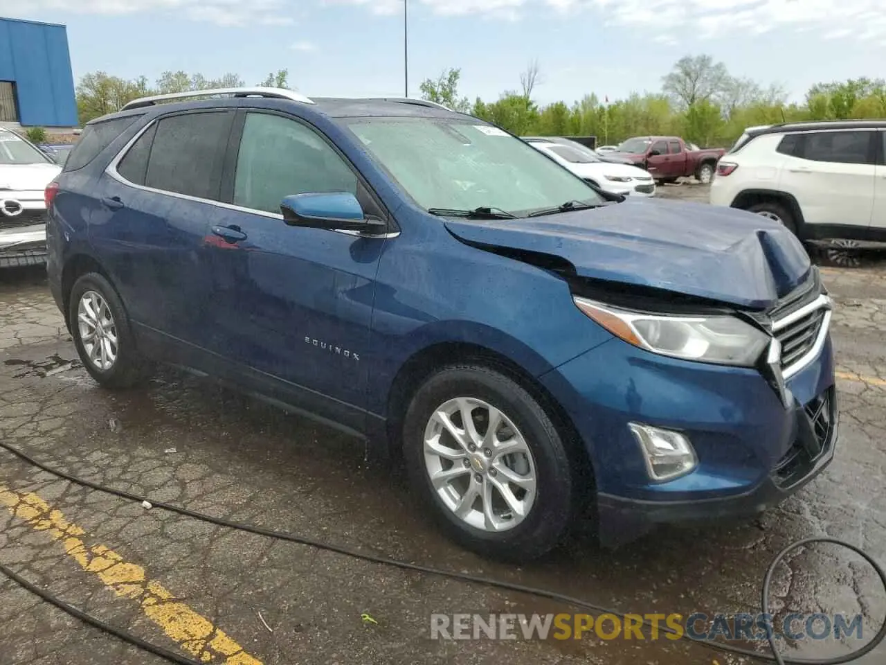 4 fotografías del automóvil dañado 2GNAXKEV1L6229886 CHEVROLET EQUINOX 2020