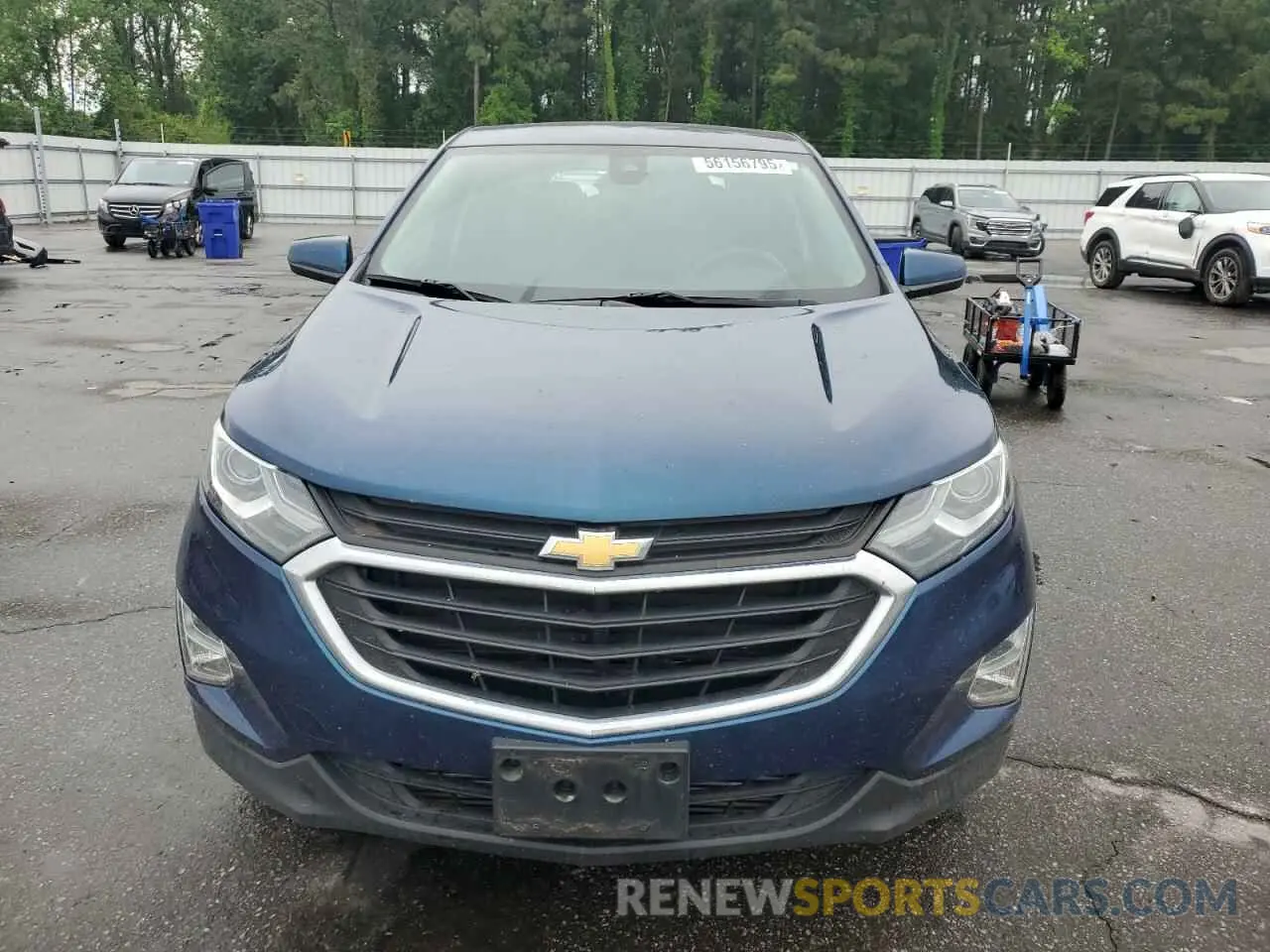 5 fotografías del automóvil dañado 2GNAXKEV2L6135676 CHEVROLET EQUINOX 2020