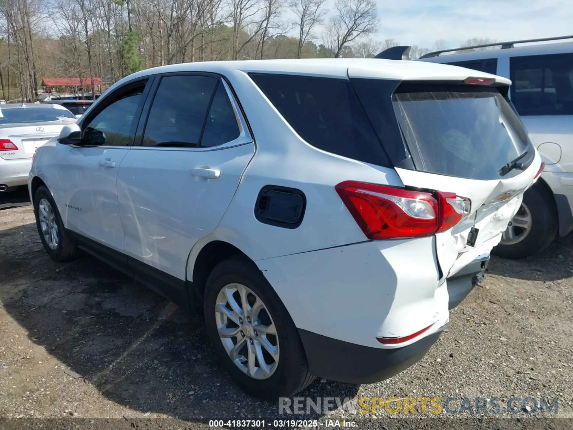 3 fotografías del automóvil dañado 2GNAXKEV2L6170198 CHEVROLET EQUINOX 2020