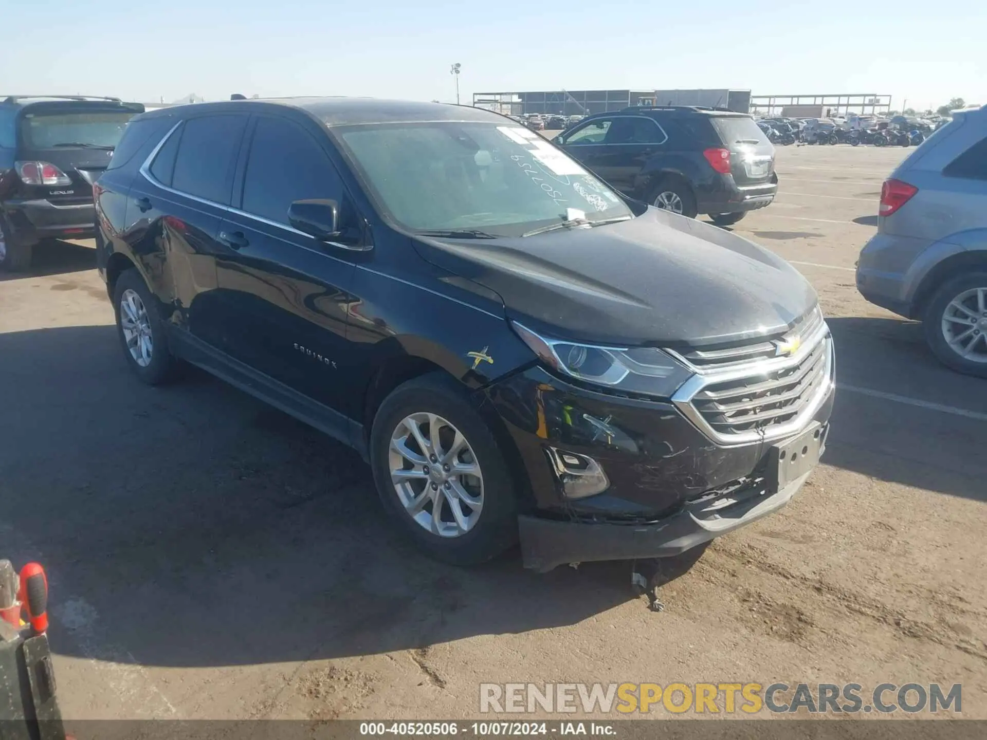 1 fotografías del automóvil dañado 2GNAXKEV2L6210876 CHEVROLET EQUINOX 2020