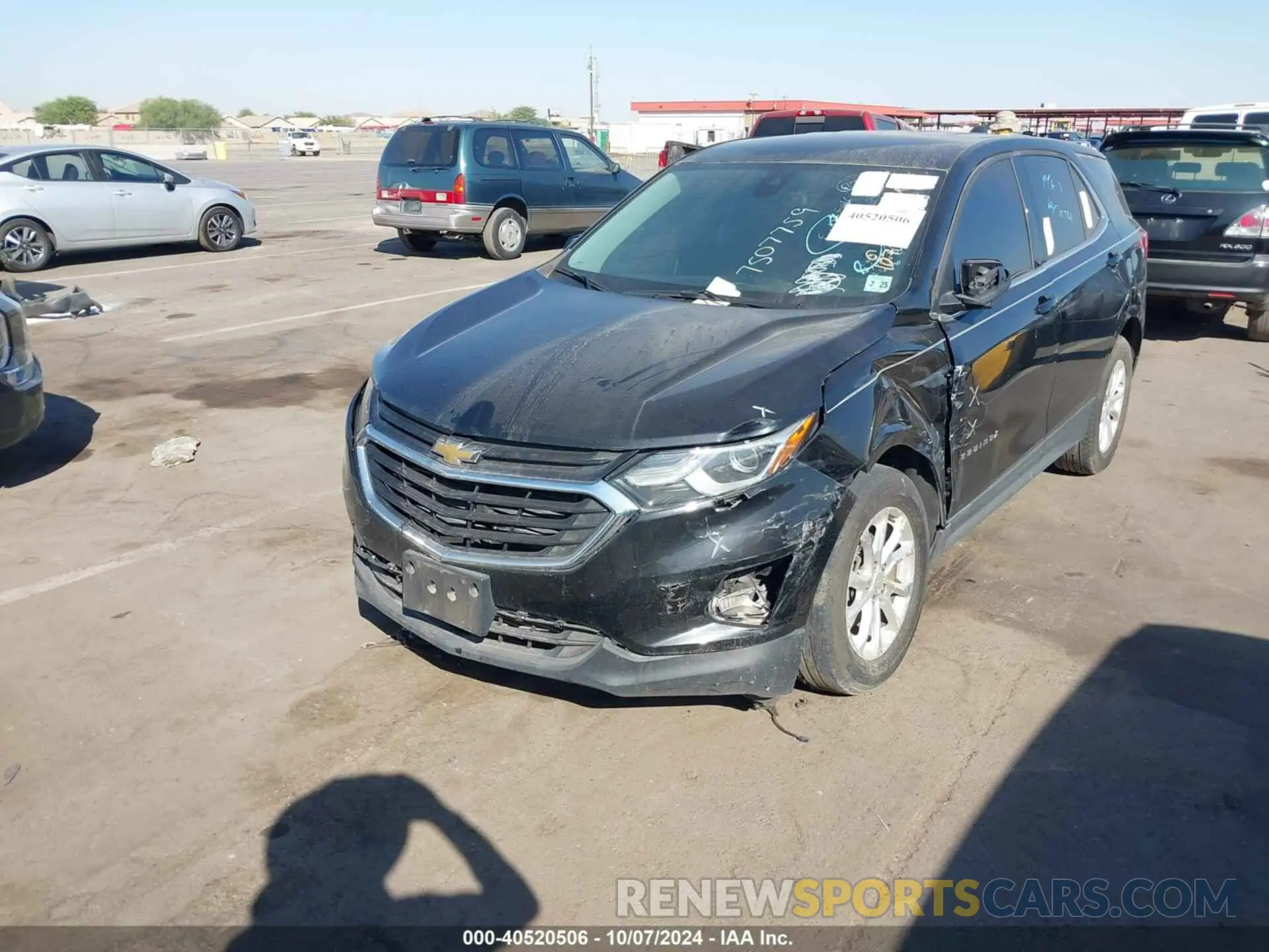 6 fotografías del automóvil dañado 2GNAXKEV2L6210876 CHEVROLET EQUINOX 2020