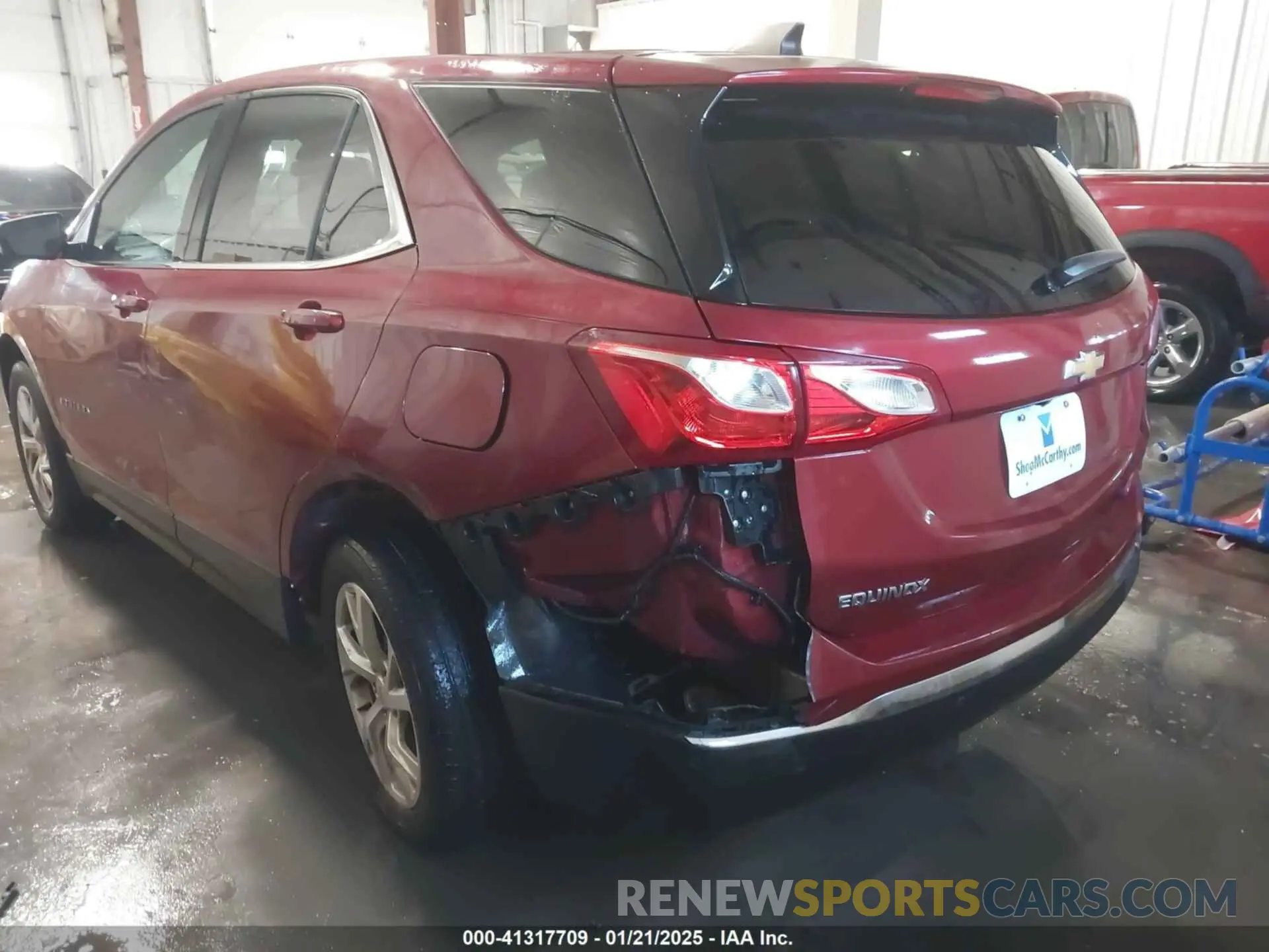 3 fotografías del automóvil dañado 2GNAXKEV2L6276893 CHEVROLET EQUINOX 2020