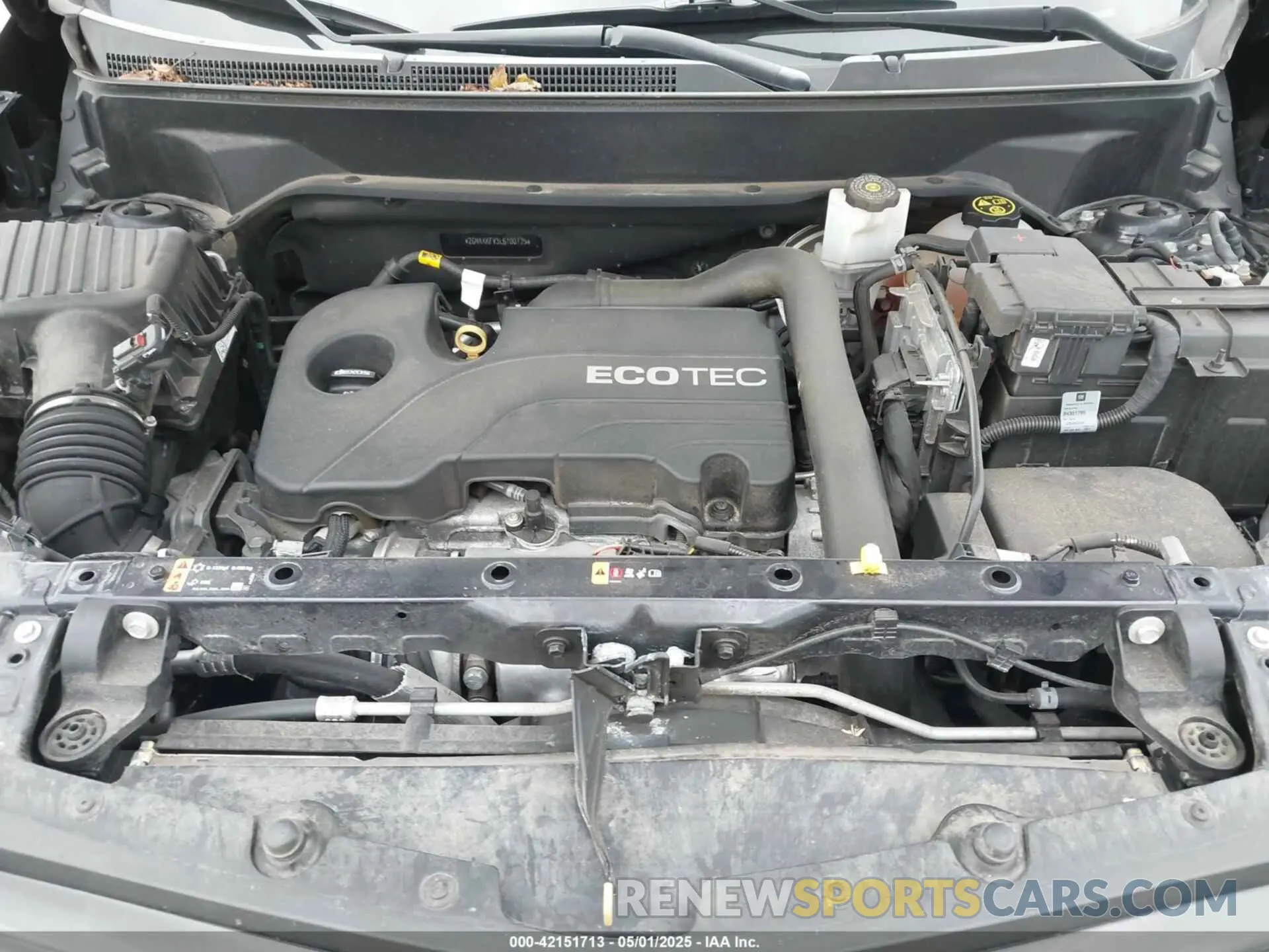 10 fotografías del automóvil dañado 2GNAXKEV3L6100175 CHEVROLET EQUINOX 2020