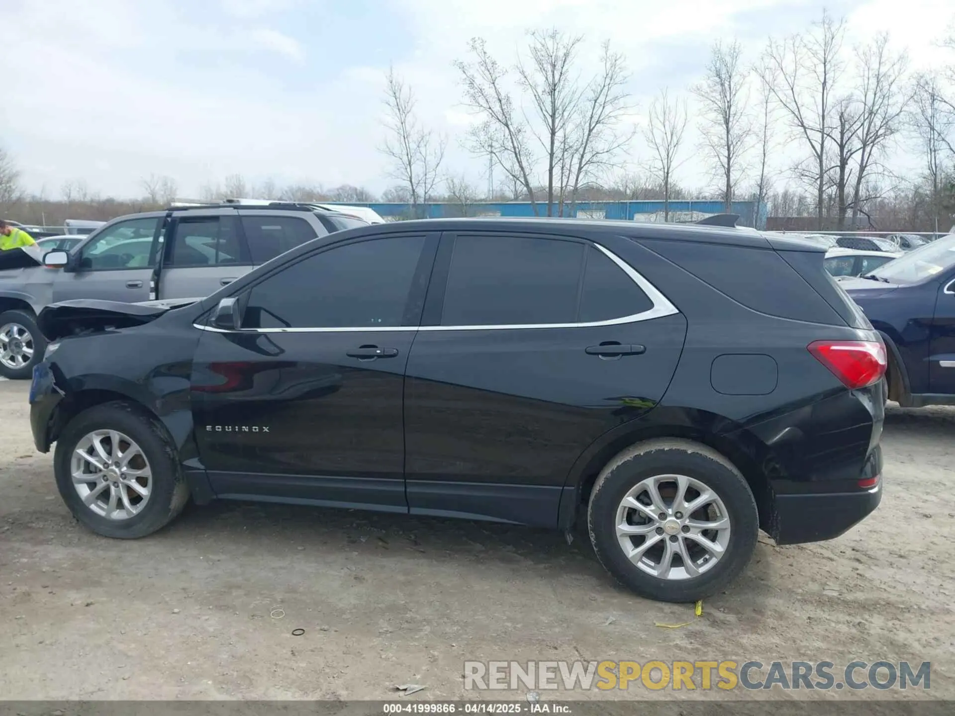 14 fotografías del automóvil dañado 2GNAXKEV5L6186282 CHEVROLET EQUINOX 2020